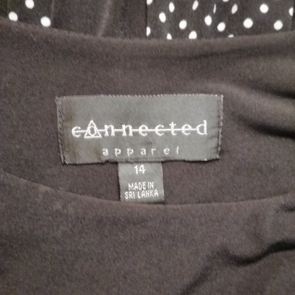 Connected Apparel Women's Black Sleeveless Dress - Picture 7 of 7